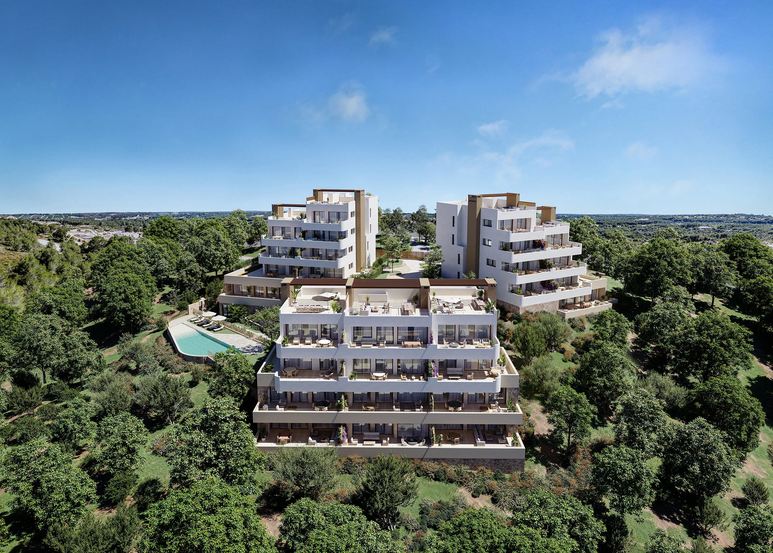 2-Bedroom Luxury Apartments at Las Colinas Golf & Country Club