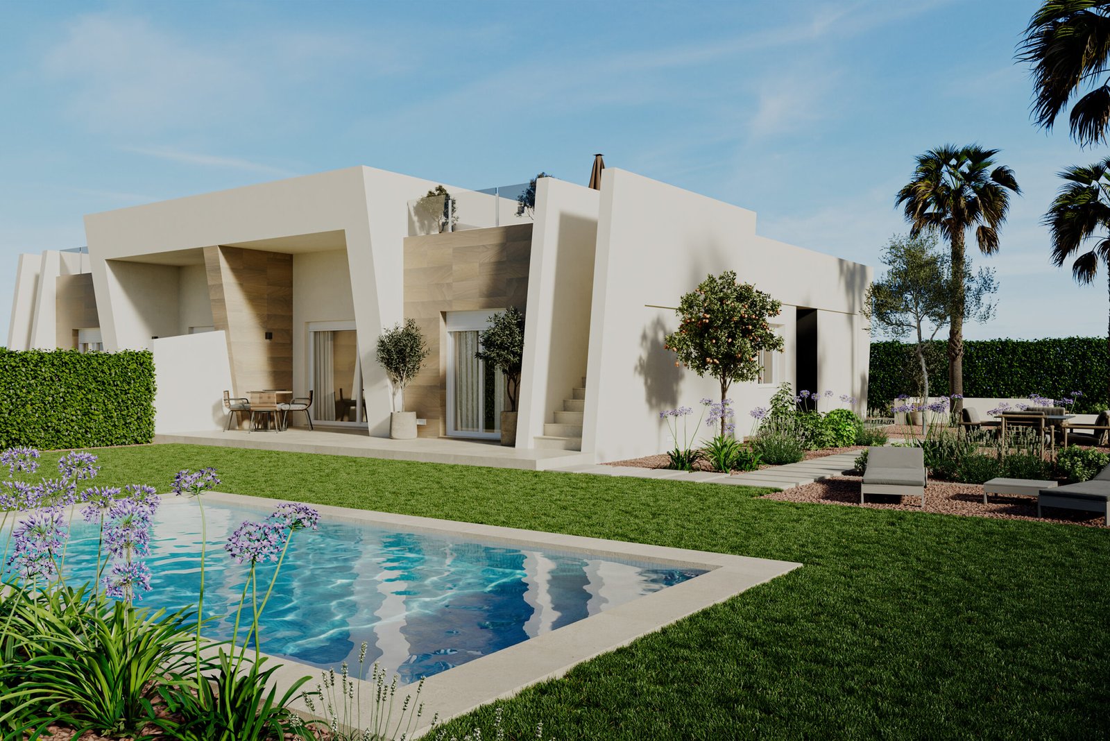 Modern Semi Detached Villas for Sale at La Finca Resort