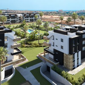 New Build Apartments and Penthouses in Torrevieja with Pool and Gardens